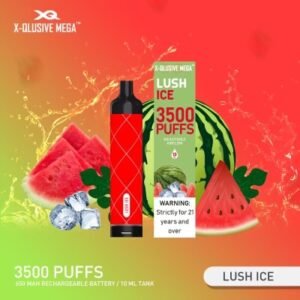 X-QLUSIVE MEGA LUSH ICE – 3500 PUFFS
