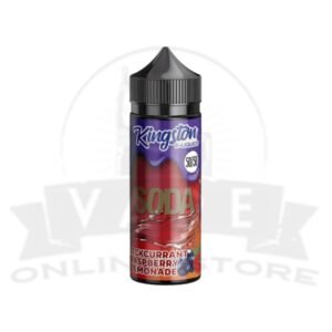 Blackcurrant Raspberry Lemonade  Kingston Soda 100 ML E-Liquid Shortfills
