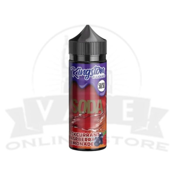 Blackcurrant Raspberry Lemonade  Kingston Soda 100 ML E-Liquid Shortfills