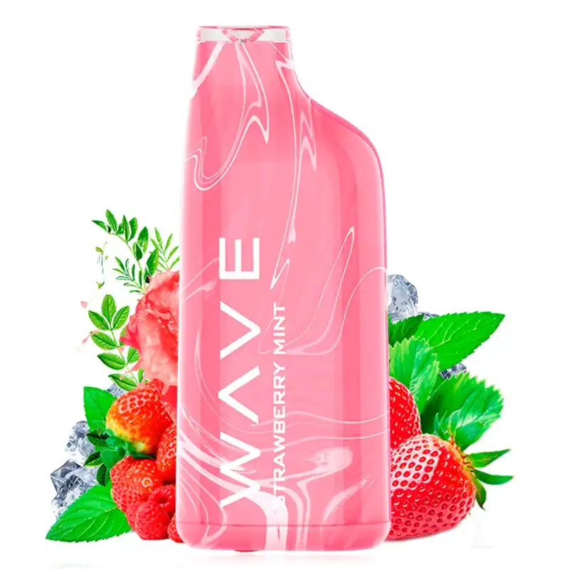 Vape Descartável – Bud Wave Vape 8000 Puffs – Stawberry Mint